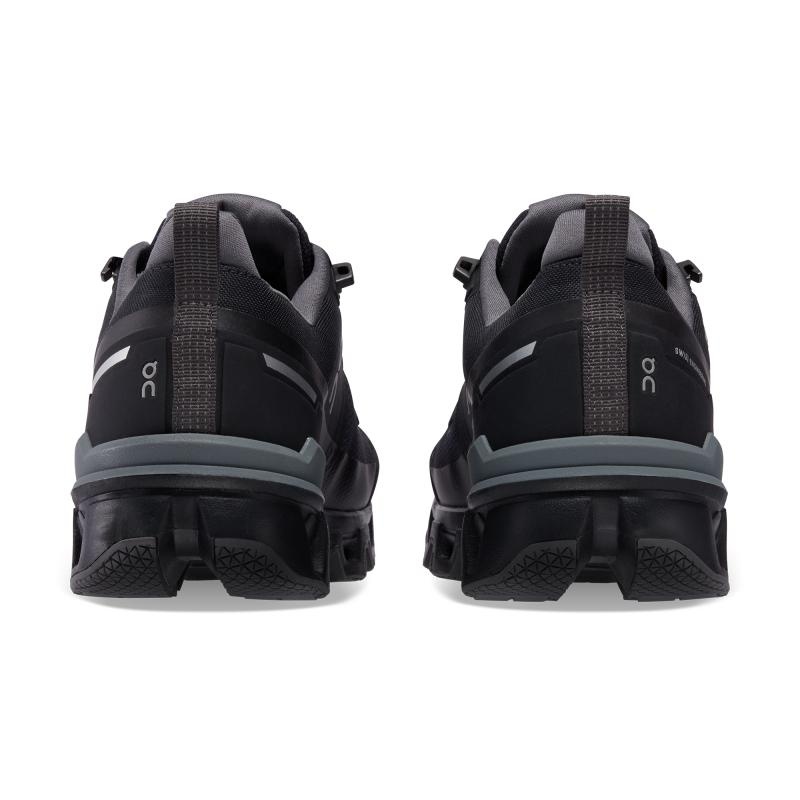 QC Cloudwander Waterproof Men's Hiking Shoes Black | Eclipse | 50649-JBUY