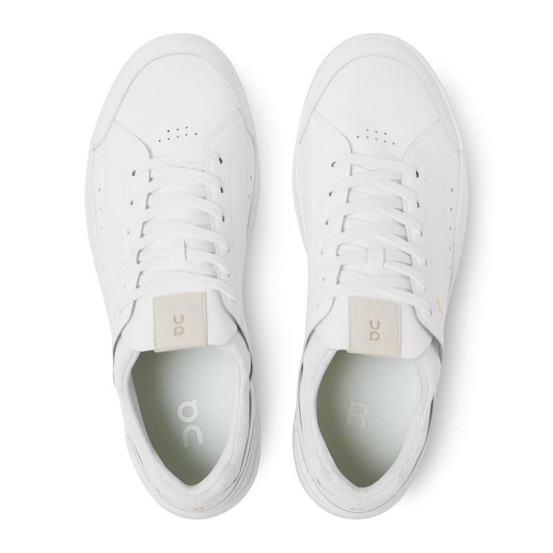 QC THE ROGER Centre Court Men's Sneakers White | Gum | 50439-EZPF