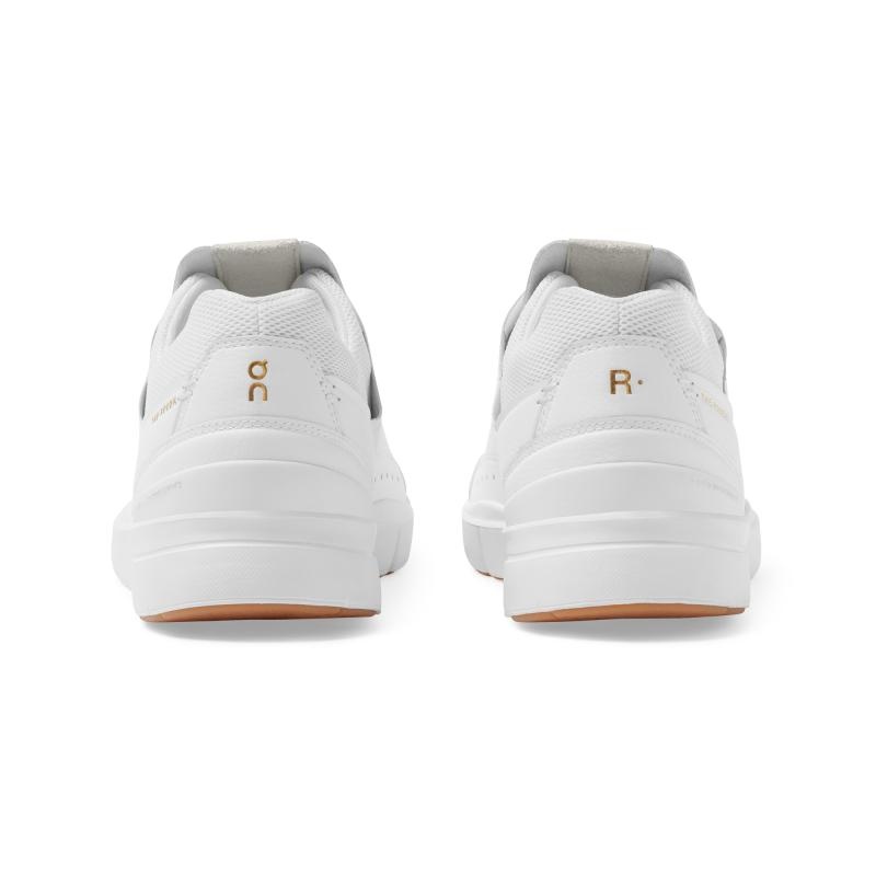 QC THE ROGER Centre Court Men's Sneakers White | Gum | 50439-EZPF