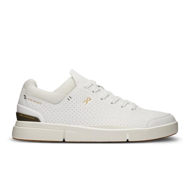 QC THE ROGER Centre Court Men\'s Sneakers White | Olive | 42538-PCYU