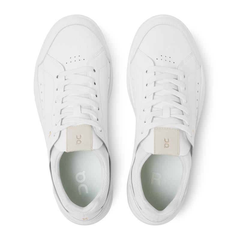 QC THE ROGER Centre Court Women's Sneakers White | Gum | 63218-YUTH