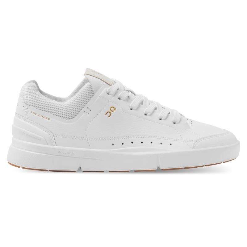 QC THE ROGER Centre Court Women\'s Sneakers White | Gum | 63218-YUTH