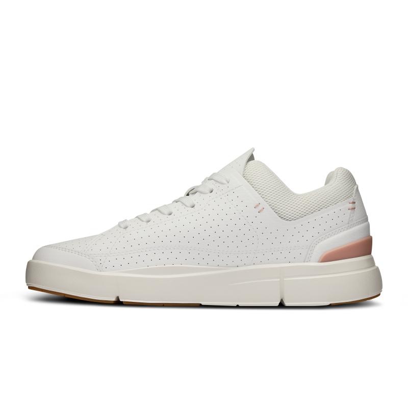 QC THE ROGER Centre Court Women's Sneakers White | Woodrose | 86015-WOVD