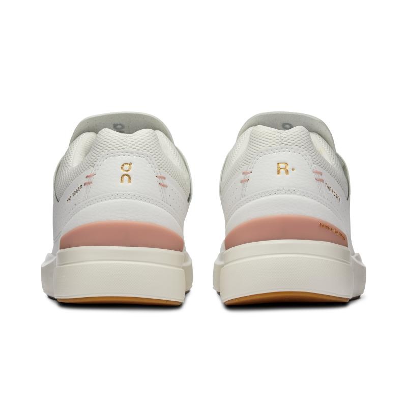 QC THE ROGER Centre Court Women's Sneakers White | Woodrose | 86015-WOVD