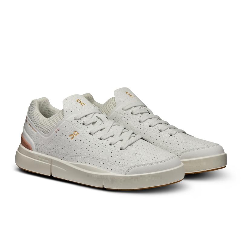 QC THE ROGER Centre Court Women's Sneakers White | Woodrose | 86015-WOVD