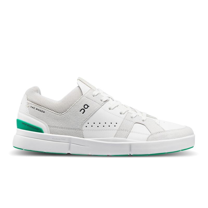 QC THE ROGER Clubhouse Men\'s Sneakers Frost | Mint | 86397-XTGC