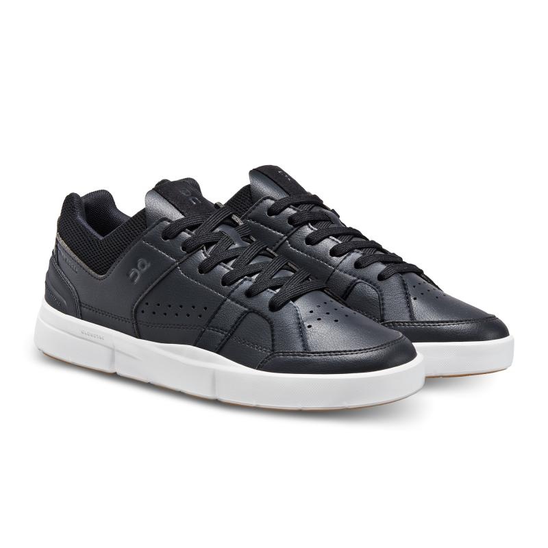 QC THE ROGER Clubhouse Women's Sneakers Black | White | 91407-AHPK