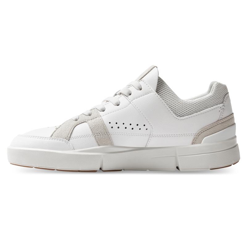 QC THE ROGER Clubhouse Women's Sneakers White | Sand | 63524-TWNF