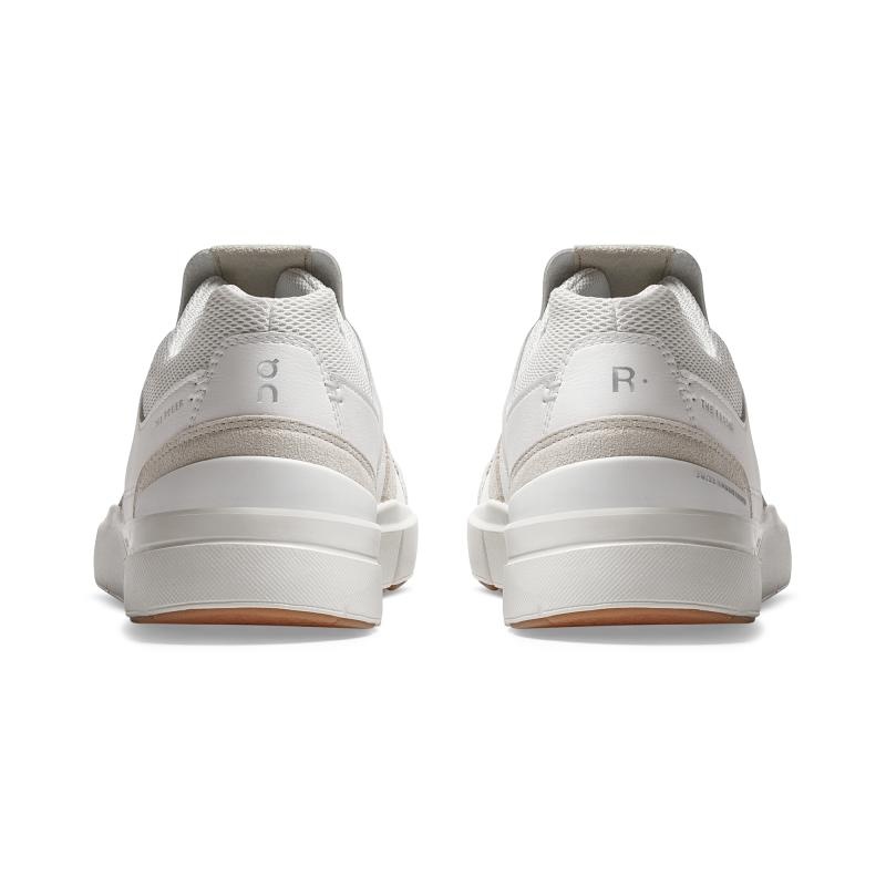 QC THE ROGER Clubhouse Women's Sneakers White | Sand | 63524-TWNF