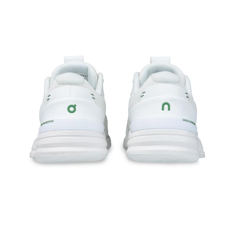 QC THE ROGER Pro Men's Tennis Shoes White | Green | 37249-RTBS