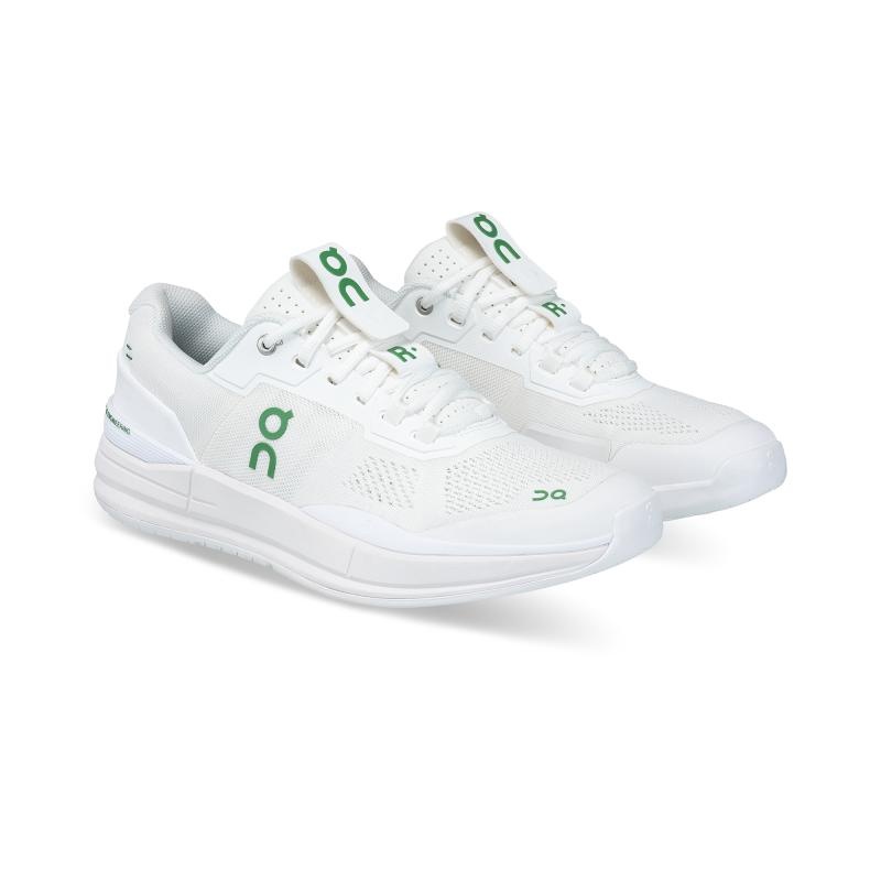 QC THE ROGER Pro Men's Tennis Shoes White | Green | 37249-RTBS