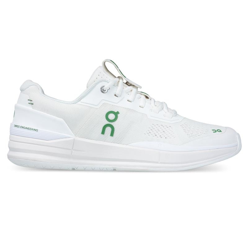 QC THE ROGER Pro Men\'s Tennis Shoes White | Green | 37249-RTBS