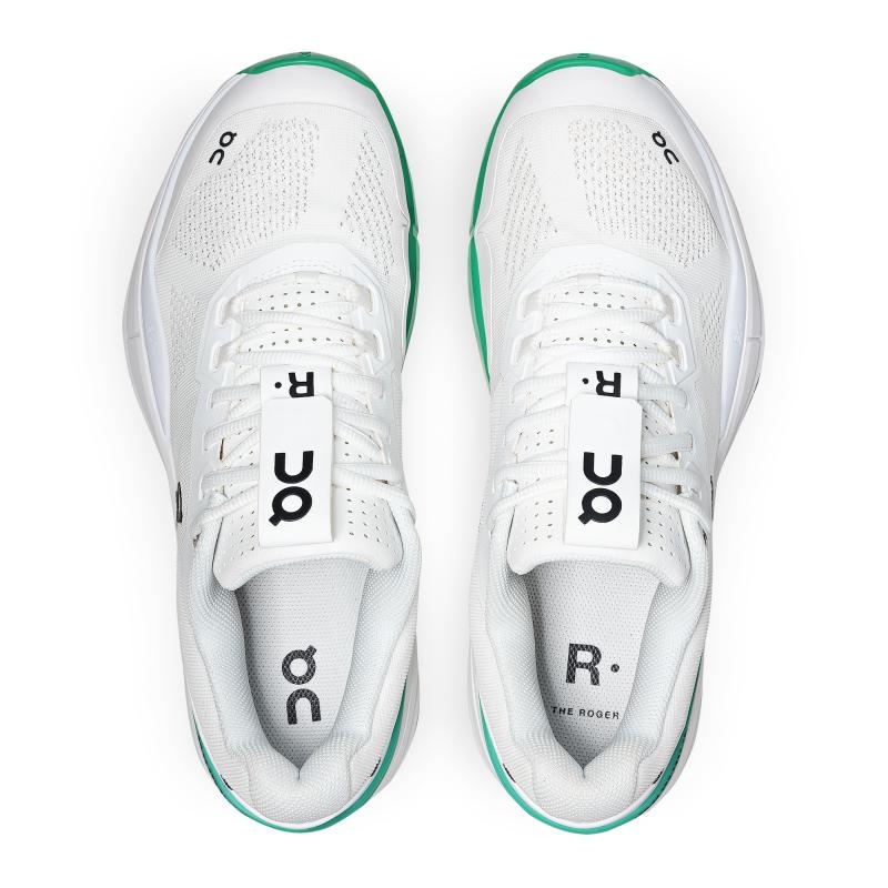 QC THE ROGER Pro Men's Tennis Shoes White | Mint | 28103-QGIY