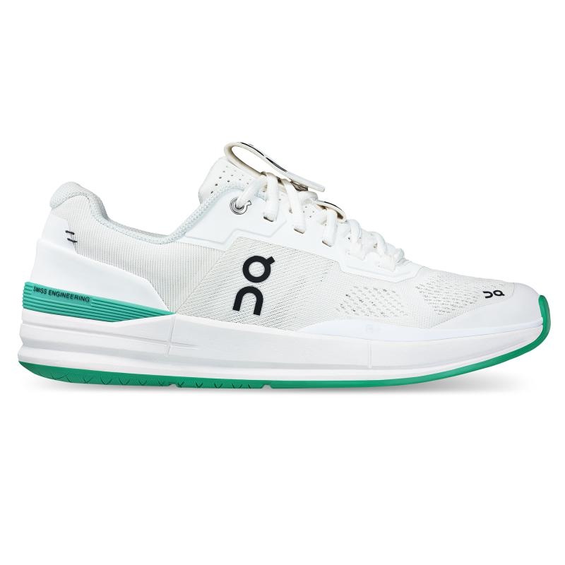 QC THE ROGER Pro Men\'s Tennis Shoes White | Mint | 28103-QGIY