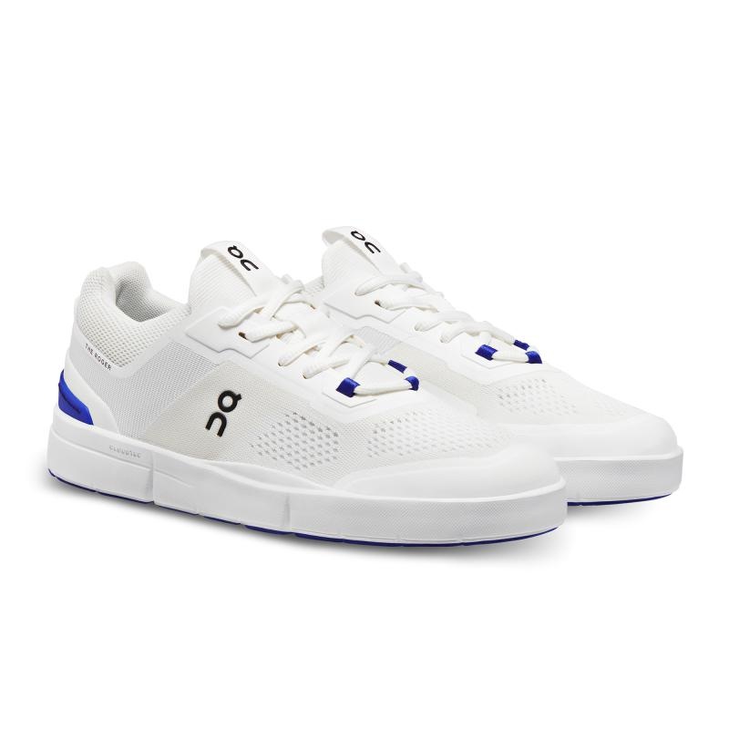 QC THE ROGER Spin Women's Sneakers Undyed-White | Indigo | 84325-ARIZ