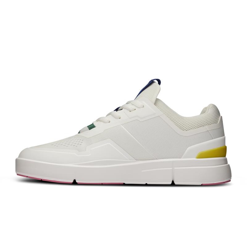 QC THE ROGER Spin Women's Sneakers Undyed-White | Yellow | 96145-EVJH