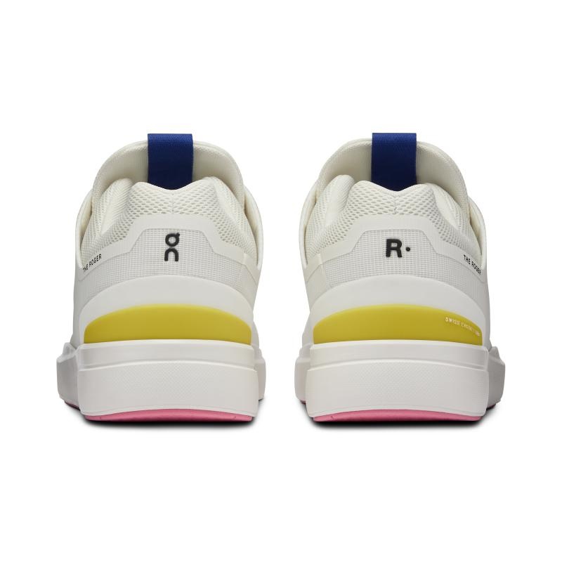 QC THE ROGER Spin Women's Sneakers Undyed-White | Yellow | 96145-EVJH