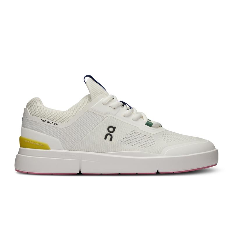 QC THE ROGER Spin Women\'s Sneakers Undyed-White | Yellow | 96145-EVJH